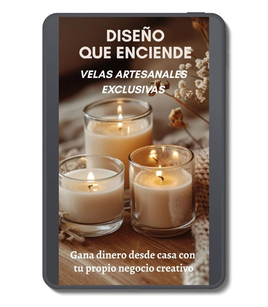 Diseño que Enciende: El secreto para crear velas aromáticas exclusivas ✨🕯️🌷+ 7 BONUS 🎁